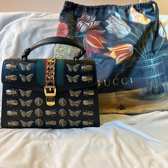 Gucci bug embellished shoulder bag - Picture 12 of 12